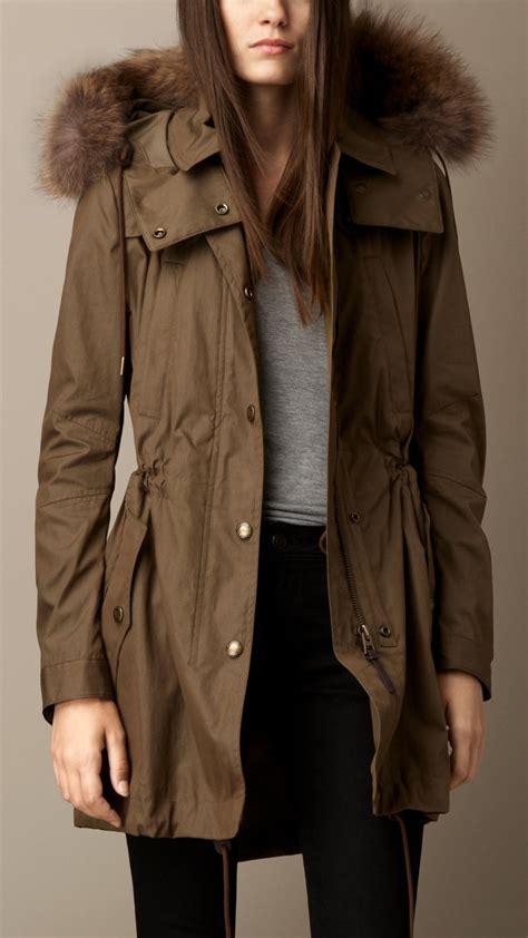 burberry parkas